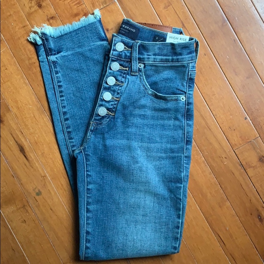 Lucky Brand Bridgette High Rise Skinny Ankle